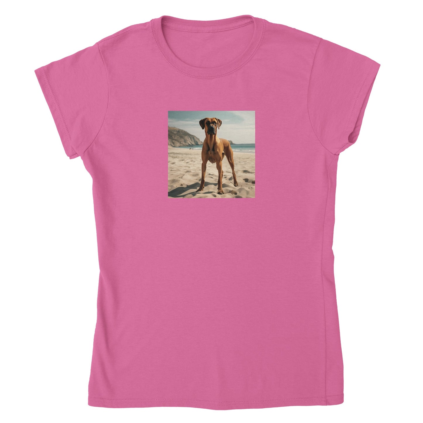 RR Sandy Beach Classic Womens Crewneck T-shirt Collection