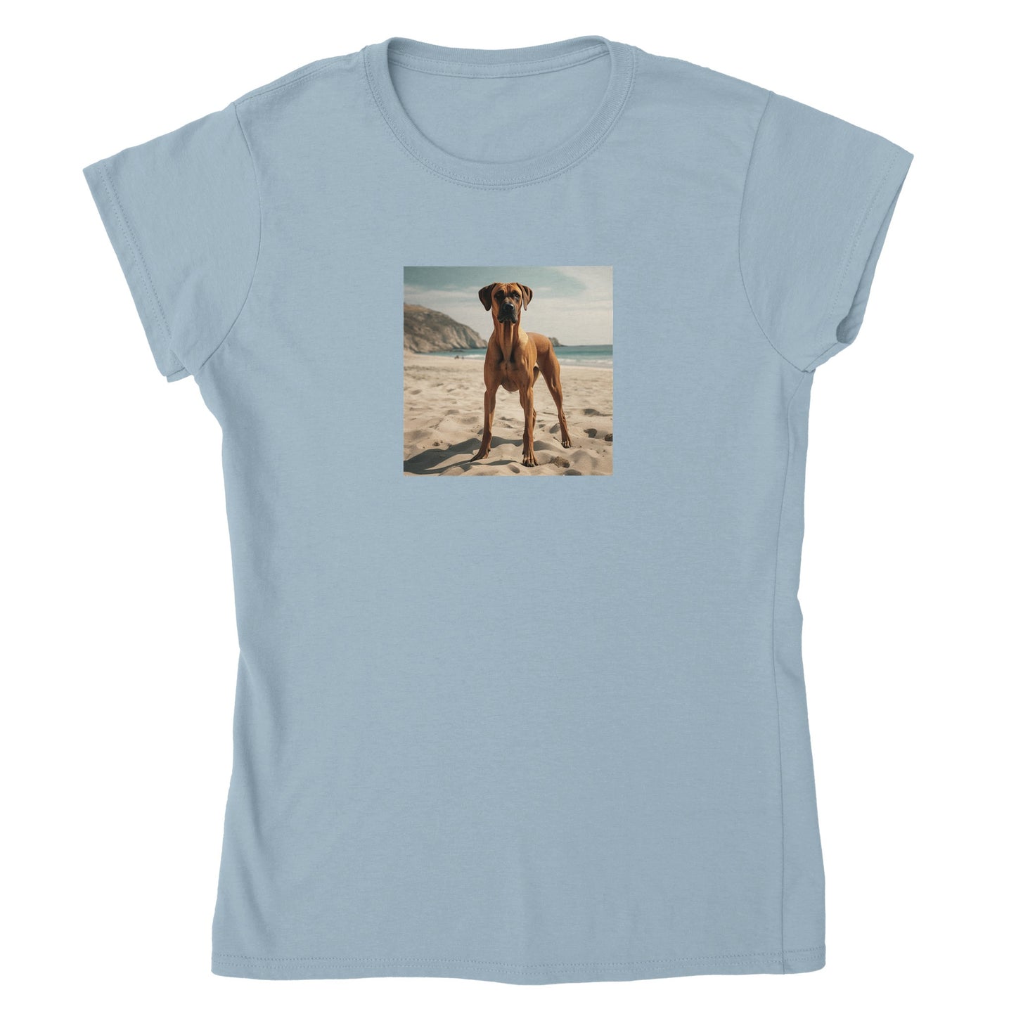 RR Sandy Beach Classic Womens Crewneck T-shirt Collection