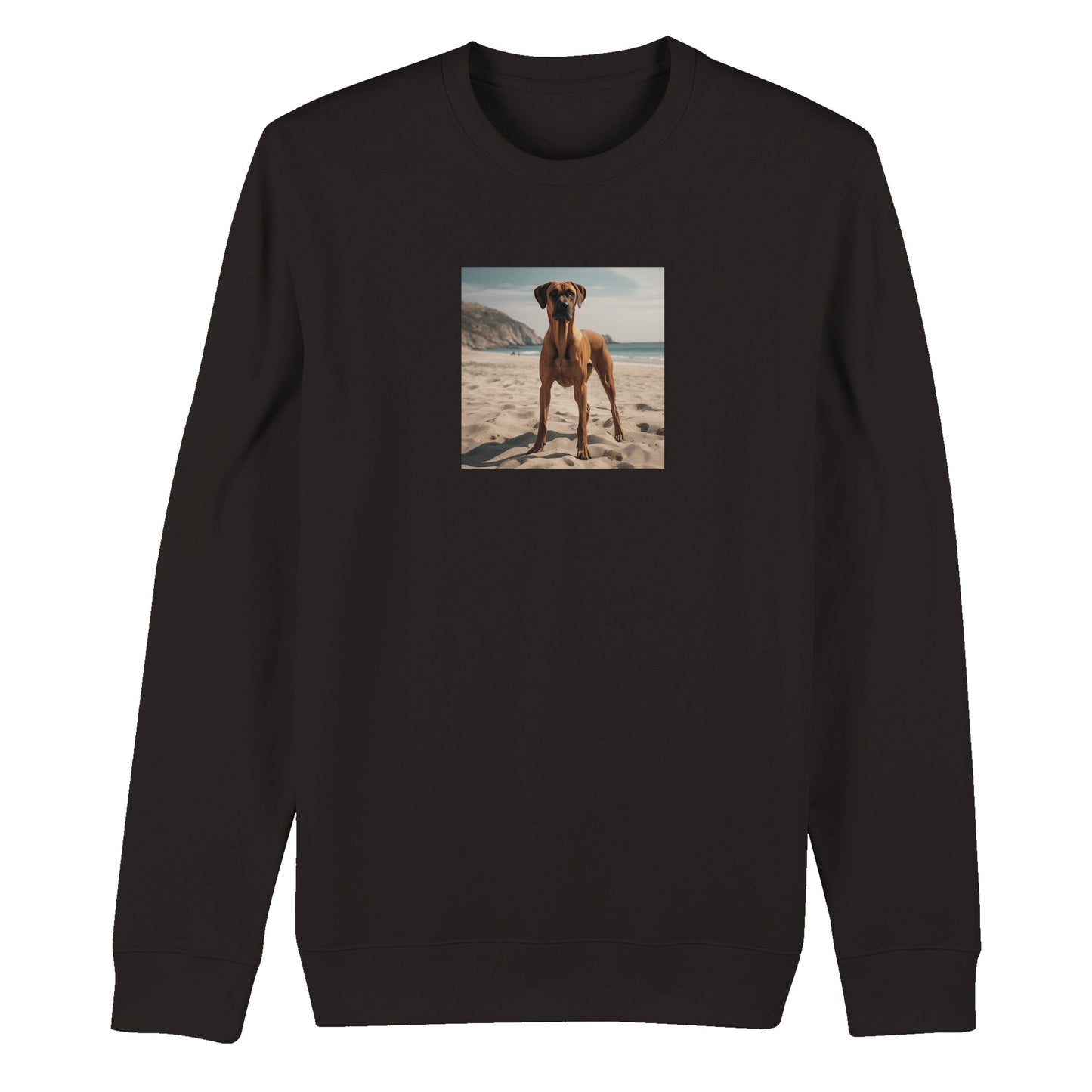 RR Sandy Beach Organic Unisex Crewneck Sweatshirt Collection