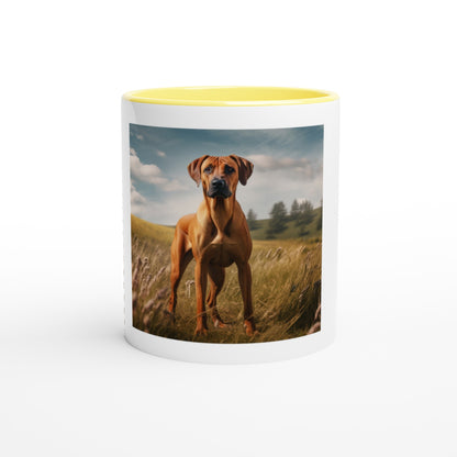 RR Prairie White Mug with Color Inside Collection