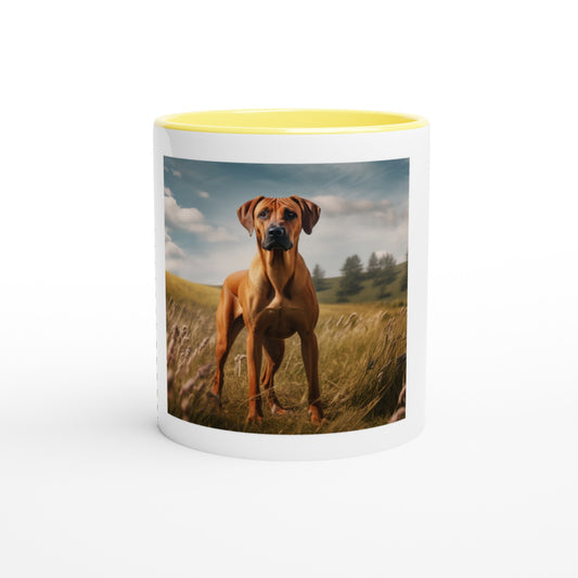 RR Prairie White Mug with Color Inside Collection