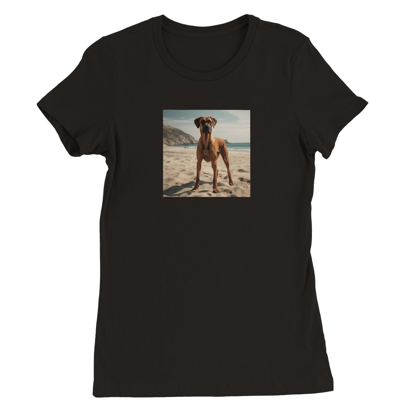 RR Sandy Beach Premium Womens Crewneck T-shirt Collection