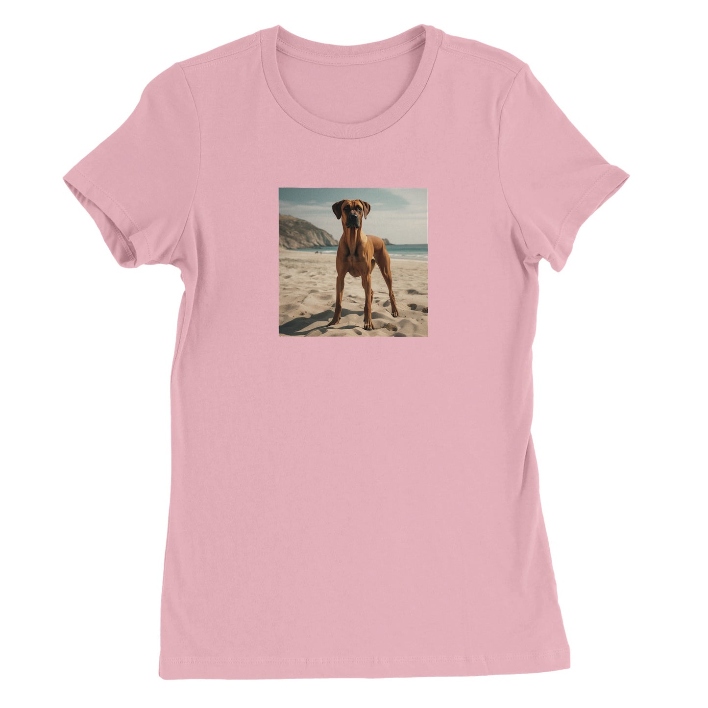 RR Sandy Beach Premium Womens Crewneck T-shirt Collection